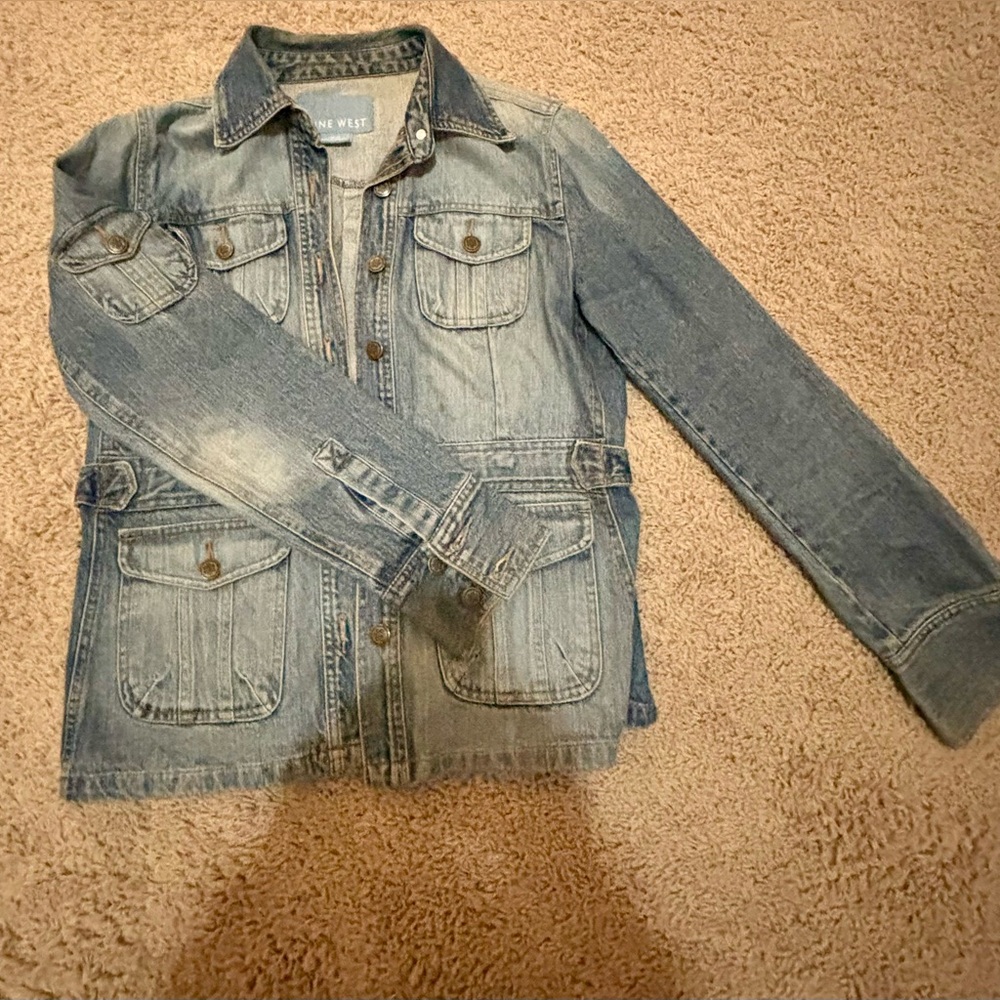 Nine West Tailored Jean Jacket